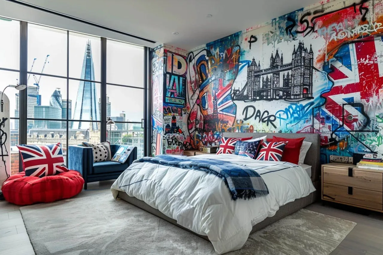 Comment créer une chambre ado londonienne tendance ?